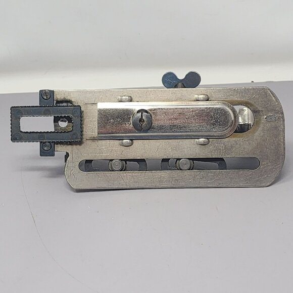Vintage Buttonhole Worker Machine Set w/ Tools – 50th Anniv. Box - Picture 11 of 16